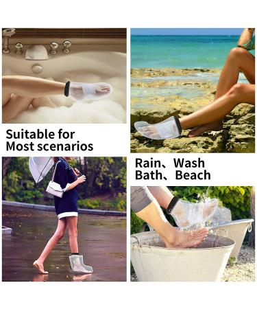 Xeodaun Waterproof Cast Cover Leg for Adult Ankle Shower Bath Watertight Foot Protector Wounds for Swimming Bath Accessories - Buy Online on SooperMarket.com
