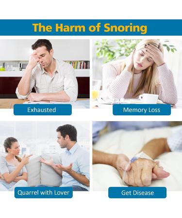 2-in-1 Blue Snoring Stopper: Anti Snoring Nose Clip & Air Purifier | Stop Snoring, Improve Sleep Quality | Men & Women - Buy Online on SooperMarket.com