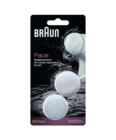 Braun Face Replacement Cleaning Brush for Braun Facial Epilator 2 Pack