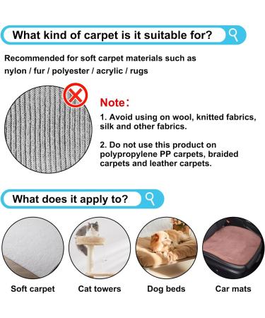 Pet Hair Remover & Lint Brush with Adjustable Long Handle | Carpet & Furniture Cleaner for Dogs & Cats - Black - Buy Online on SooperMarket.com