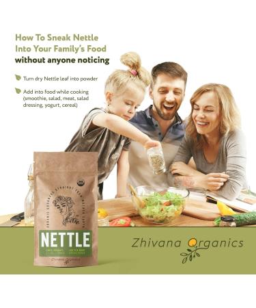 Organic Stinging Nettle Tea - 100 Bags - Joint & Blood Sugar Support, Allergy Relief - Urtica Tea - Buy Online on SooperMarket.com