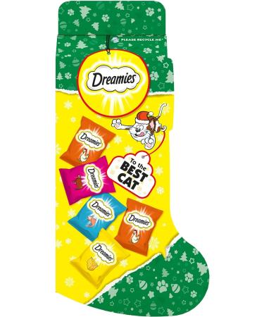 Dreamies Variety Stocking Adult Cat Treats 5 x 30g bags (1 X Stocking) 150 g (Pack of 1) - Buy Online on SooperMarket.com