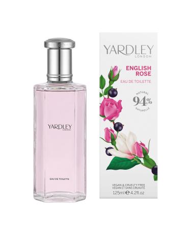 Yardley Of London English Rose Eau de Toilette Spray for Women 4.2 Ounce 4.2 Fl Oz (Pack of 1)