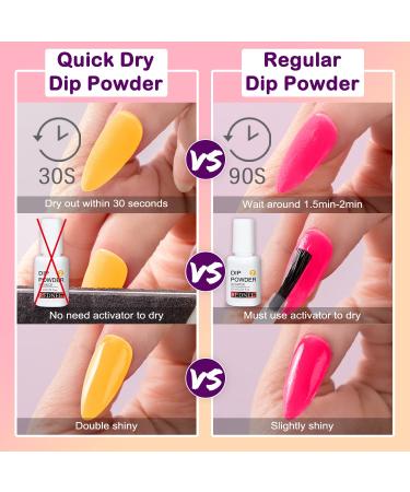REDNEE 33pcs Nail Dip Powder Kit Starter Set - 24 Summer Colors with Essential Liquid Set & Professional Tools for French Nail Art Design | Festival-Ready Collection - Buy Online on SooperMarket.com