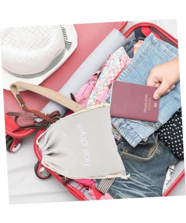 Baluue 2pcs Hair Dryer Storage Bag Travel Blow Dryer Mini Travel Storage Bag Drawstring Pouch Fabric 33.00X30.00X0.50CM As Shown - Buy Online on SooperMarket.com