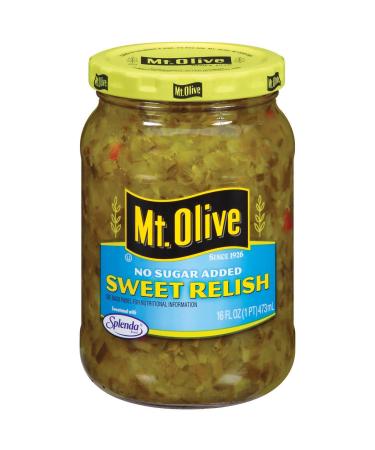Mt. Olive No Sugar Added Sweet Relish 16 Oz