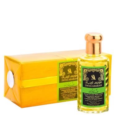 Sandalia Green by SWISS ARABIAN - Woody Scent Notes - Long Lasting and Addictive Unisex Fragrance - A Seductive Signature Aroma - 3.2 oz Perfume Oil - Buy Online on SooperMarket.com