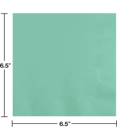 Creative Converting 3-Ply Fresh Mint Lunch Napkin  6.5" x 6.5"  Green Mint Green - Buy Online on SooperMarket.com