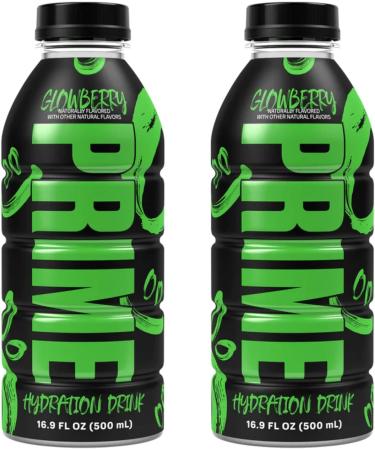 PRIME Hydration Sports Drink by Logan Paul & KSI - 2 x Los Angeles (LA) Dodgers + 2 x Glowberry - 500ml Bottle - Buy Online on SooperMarket.com