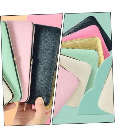 Beavorty Tweezers Storage Box for Eyelash Extensions - Set of 3 Pink Leather Holders | Durable & Convenient 18x9.8cm - Buy Online on SooperMarket.com