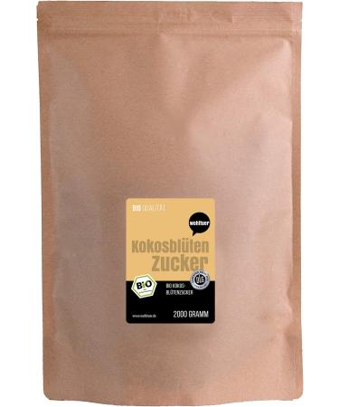 Wohltuer Organic Coconut Blossom Sugar 1 pack (1 x 2 kg)