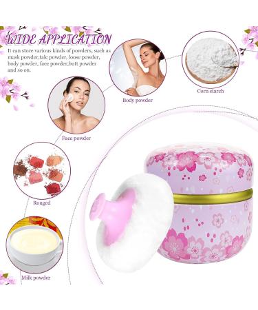 GZkedu 2 Pack Baby Powder Compact | Travel-Friendly Powder Case with Puff for Baby & Mom - Buy Online on SooperMarket.com
