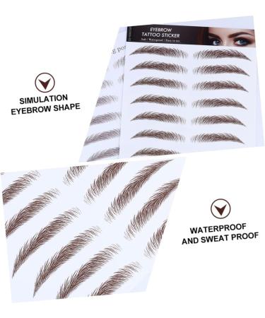 PLAFOPE 5pcs Eyebrow Stickers Best Eyebrow Transfers Eyebrow Transfer Stickers 3d Tool Eyebrow Trimming - Buy Online on SooperMarket.com