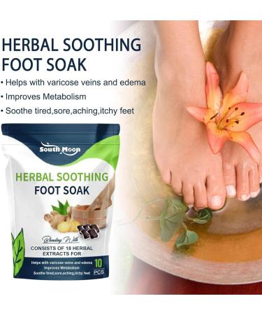 Herbal Soothing Foot Soak Herbal Detox Foot Soak Beads Herbal Detox Cleansing Foot Soak Beads Foot Care (20pcs/2Bag) - Buy Online on SooperMarket.com
