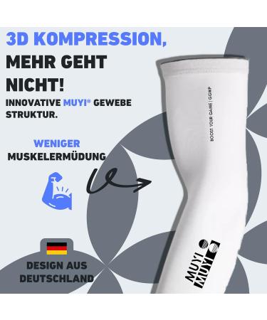 Muyi Gaming Sleeve - Compression Arm Sleeves for Men/Women - Ideal for Handball Volleyball Basketball & Racing - Black L - Performance Sports Accessories - Buy Online on SooperMarket.com