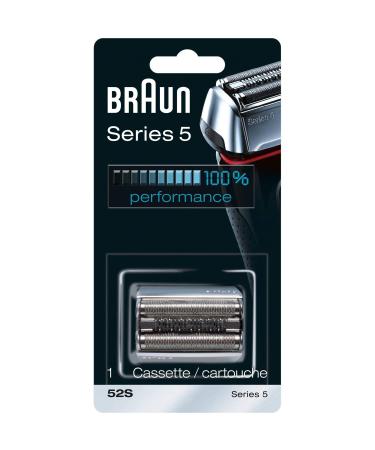 Braun Series 5 Electrician Replacement Service 52S compatible with razor men Series 5 (old generation) silver 1 -pack shaving head