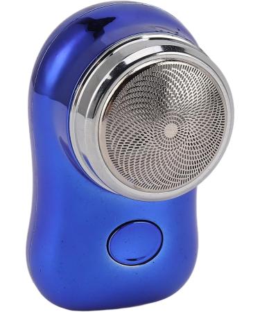 Electric Beard Trimmer Long Battery Life Type C Rechargeable Mini Beard Trimmer One Button Control for Car (Polished Blue) - Buy Online on SooperMarket.com