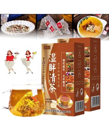 29 Flavors Liver Care Tea Dampness Removing Tea Health Liver Care Tea Liver Support Cleansing Tea Daily Liver Nourishing Tea Chinese Herbal Tea for Liver (2box)