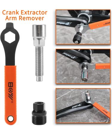 7-Piece Bike Tools Set with Multi Cassette Removal Tool, Chain Whip, Crank Puller, and Spanner - Portable Emergency Accessories Kit - Buy Online on SooperMarket.com
