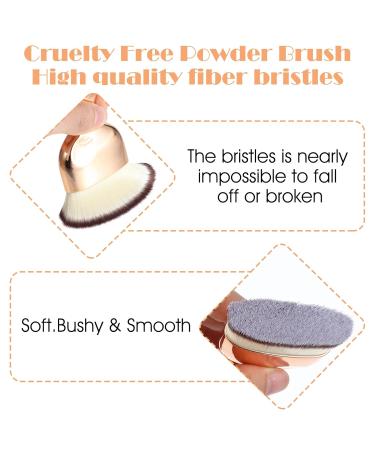 High Density Angled Flat Foundation Brush | Kabuki Makeup Brush for Liquid & Powder Blending - Buy Online on SooperMarket.com