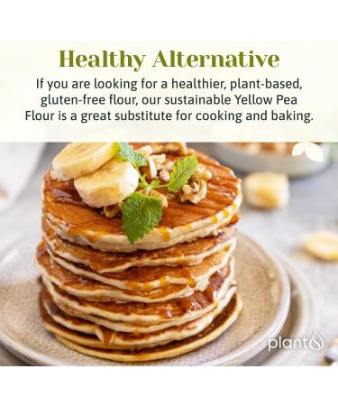 Plant S Yellow Pea Flour 500g - Gluten Free All Purpose Flour for Baking/Cooking - Vegetarian/Vegan - High Protein/Fiber, Low Fat - Buy Online on SooperMarket.com