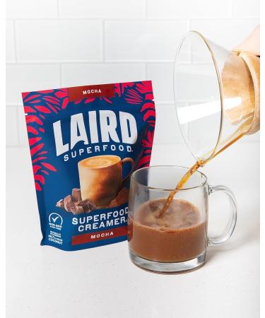 Laird Superfood Mocha Non-Dairy Coffee Creamer 227g - Gluten Free, Non-GMO, Vegan - Buy Online on SooperMarket.com