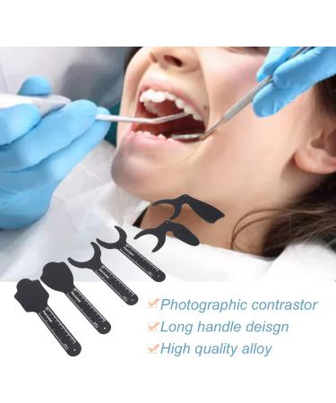Kcabrtet Dental Photo Contrast Black Background Plate Autoclavable Dental Oral Cheek Retractors Photographic Background Black Backdrop - Buy Online on SooperMarket.com
