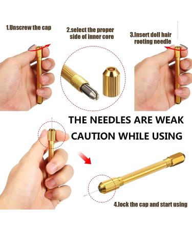 Doll Hair Rooting Holders - Reroot Tools for Doll Hair Making - DIY Doll Hair Wig Tool Accessories (6 Pack) - Buy Online on SooperMarket.com