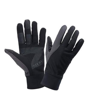 OZERO Winter Gloves for Women - Touchscreen Anti-Slip Palm Windproof Thermal Cycling Glove for Texting Hiking Driving Running Medium