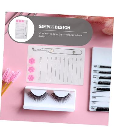 Gogogmee Magnetic Eyelash Board False Eyelashes Eyelash Display Board Lash Pallet Eyelash Holder Board Lash Extension Supplies Lash Storage Board Eyelashes Grafting Tool White Acrylic - Buy Online on SooperMarket.com