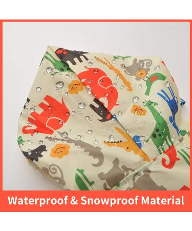 JiAmy Kids Outdoor Waterproof Rain Suit | Yellow One Piece Rain Coverall 3-5 Years - Buy Online on SooperMarket.com