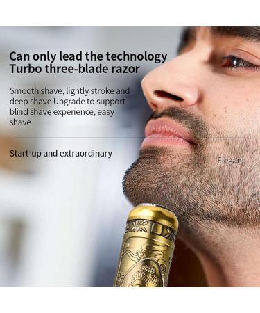 OhhGoMini Portable Electric Razor for Men | USB Rechargeable Cordless Shaver & Beard Trimmer - International Shipping Available - Buy Online on SooperMarket.com