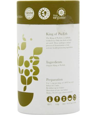 Organic Solaris Tea King of Pu Erh 100g Loose Whole Leaf Black Tea - Pack of 1 - Buy Online on SooperMarket.com