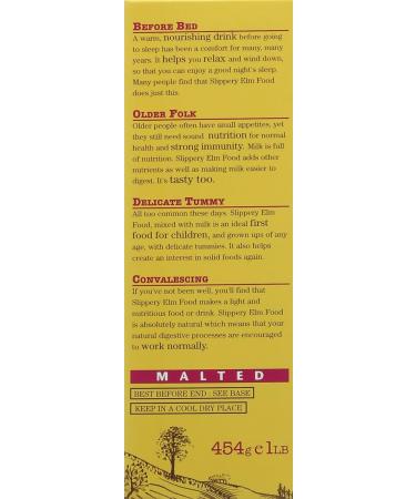 Thompson's Slippery Elm Malted Food 454g - Natural Digestive Support - Buy Online on SooperMarket.com