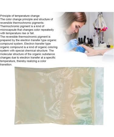 DIY Thermochromic Powder No Radioactivity Color Changing Pigment Powder for Nail Shop for Beauty Salon for Home(Bird green turns orange red Reindeer) - Buy Online on SooperMarket.com