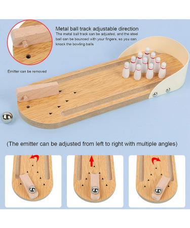 Germer Mini Bowling Game - Stress-Relief, Beautifully Designed Mini Bowling Set for 3+ Years ((Mini Bowling)) - Buy Online on SooperMarket.com