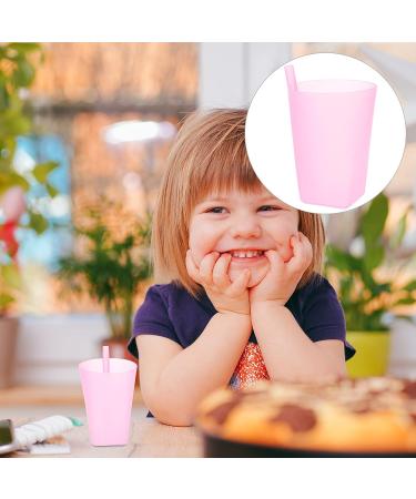 MAGICLULU 4Pcs Kids Sippy Cups with Built-in Straw - BPA-Free Plastic Containers for Milk and Water (Random Color) - Buy Online on SooperMarket.com