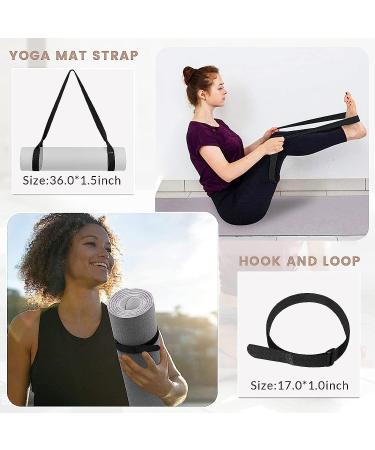 UMIA Yoga Mat Bag with Strap | Exercise Yoga Mat Carrier for 1/4-inch Thick Mat | Black - Buy Online on SooperMarket.com