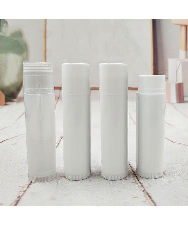 DIY Lip Balm Tubes 50pcs Empty Lipstick Containers 5g White Plastic Tubes For Lip Care Product Travel Friendly Lip Balm Containers - Buy Online on SooperMarket.com