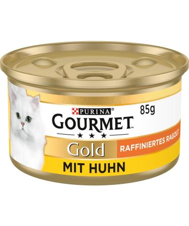 Gourmet PURINA GOURMET Gold Refined Ragout wet cat food with chicken 12-pack (12 x 85g)