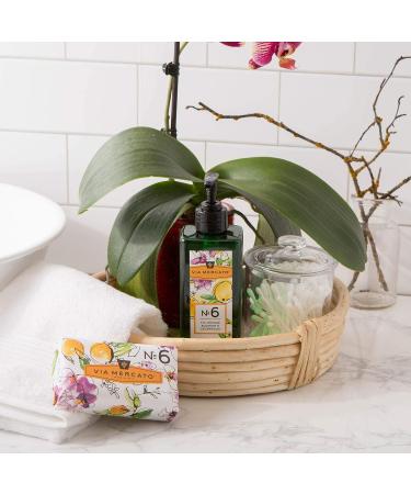 Via Mercato Italian Soap Bar 200g No. 6 Fig Orange Blossom & Cedarwood - Bar Soap - Buy Online on SooperMarket.com