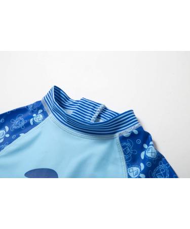 BONVERANO Baby Boys Swimsuit/Sunsuit UPF 50+ with Sun Hat | 6 Months | Sun Protection One Piece Swimwear | See Turtle Design - Buy Online on SooperMarket.com