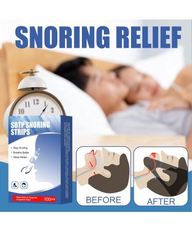 100pcs Nasal Strips for Snoring Relief - Professional Congestion Solution for Improved Breathing & Nighttime Sleeping - Men & Women - Nose Breathe Easy - Buy Online on SooperMarket.com