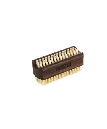 REMOS Hand and Nail Brush double-sided made of thermo beech wood with natural bristles Natural Bristles Thermo-beech Wood
