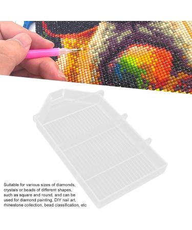 Bead Sorting Trays Diamond DIY Tools | Paint Mixing Trays for Kids & Students | Classroom Art Craft Plastic Pallet (Transparent) - Buy Online on SooperMarket.com