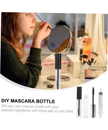 BELLIFFY 12pcs Mascara Tube Eyelash Cream Tube Empty Eyelash Tube Lash Kits Empty Eyeliner Tube Clear Plastic - Buy Online on SooperMarket.com