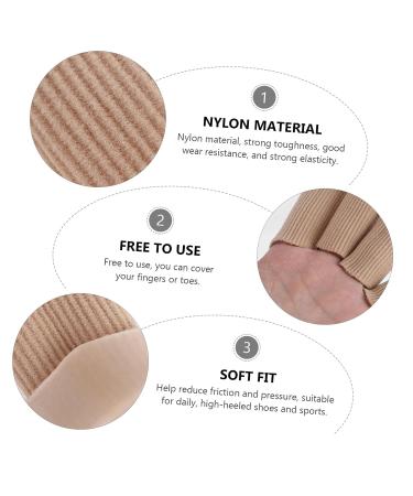 Healeved 2 Pairs Finger Guard Silicone Gel Protector Sleeves for Finger and Toe - Makeup Pearlescent - Buy Online on SooperMarket.com