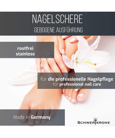 Schwertkrone Nail Scissors - Premium German Quality with Silver Case | International Shipping Available - Buy Online on SooperMarket.com