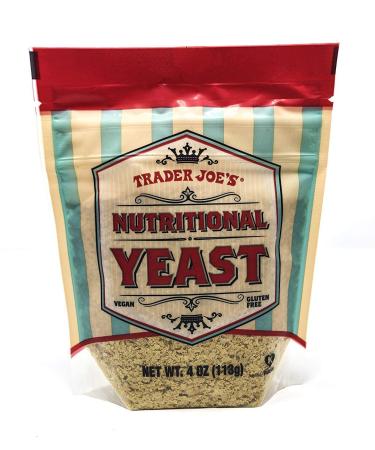 Trader Joe's Nutritional Yeast - Vegan, Gluten-free, 4 Ounce - PACK OF 3 4 Ounce (Pack of 3)