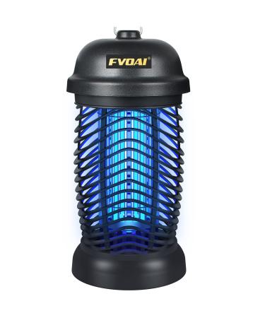 FVOAI Bug Zapper Outdoor, Electronic Mosquito Zapper Fly Zapper for Outdoor and Indoor (Black)